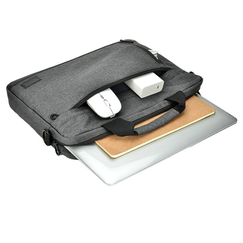Universal 2156-1-GY ISY recyceltes Notebooktasche Polyethylenterephthalat, für INB Umhängetasche Grau