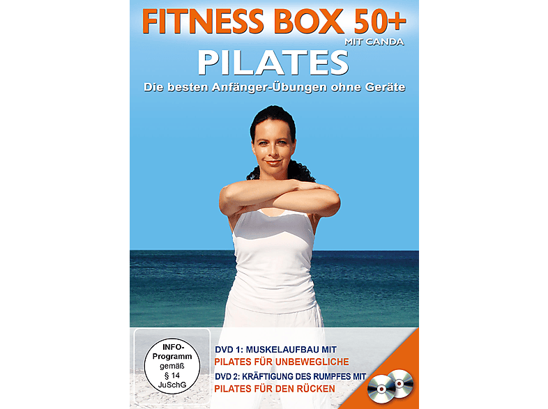 Fitness Box 50+ Pilates - Die besten Anfänger-Übungen ohne Geräte [DVD]