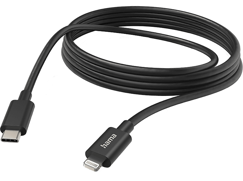HAMA 201599 USBC naar Lightning 3m Zwart MediaMarkt