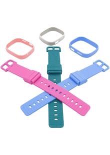 Cinturino in silicone TYS cinturino per smartwatch universale 20mm turchese  - ✓