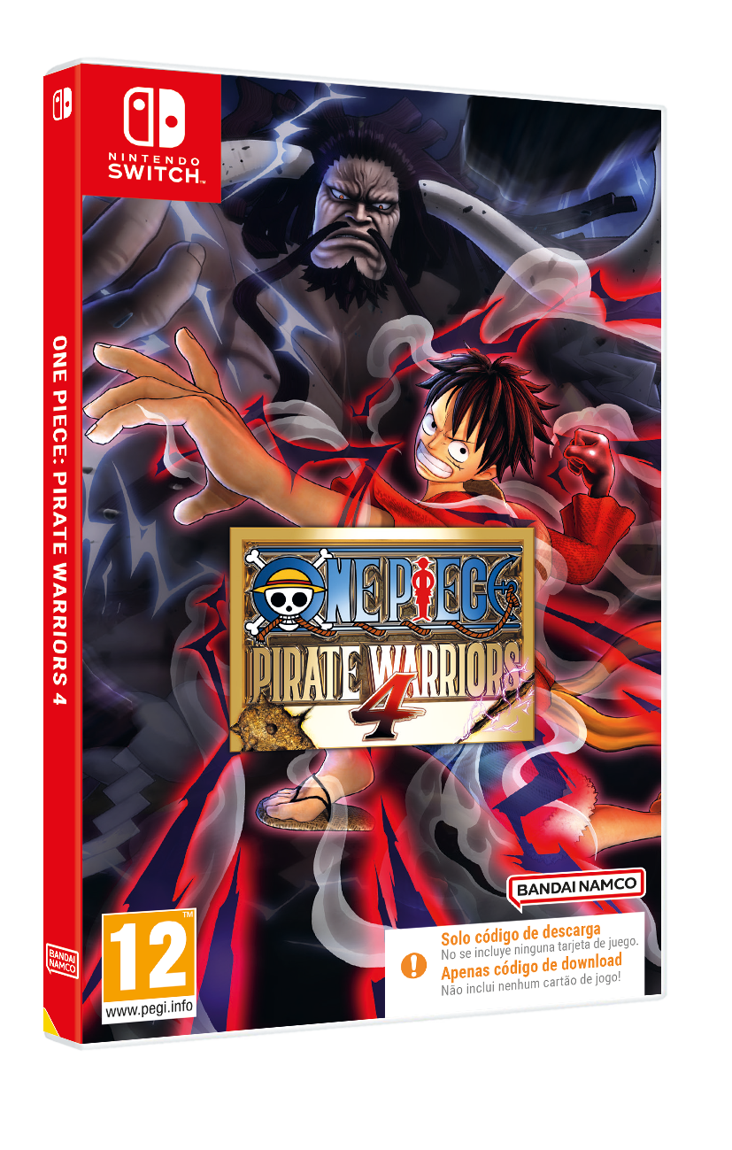 Caja del juego Nintendo Switch: One Piece Pirate Warriors 4.