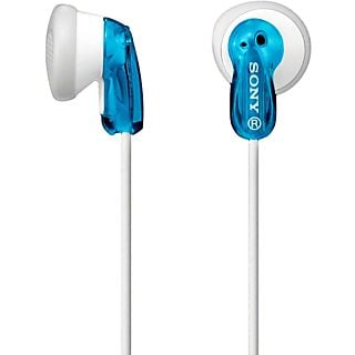 Auriculares de botón - Sony MDR-E9LPL, Iman de Neodimio, Jack 3.5 mm, Cable Flexible, Azul
