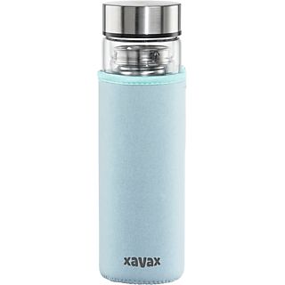 XAVAX 450 ml Glass - Gourdes (Transparent/Bleu pastel)