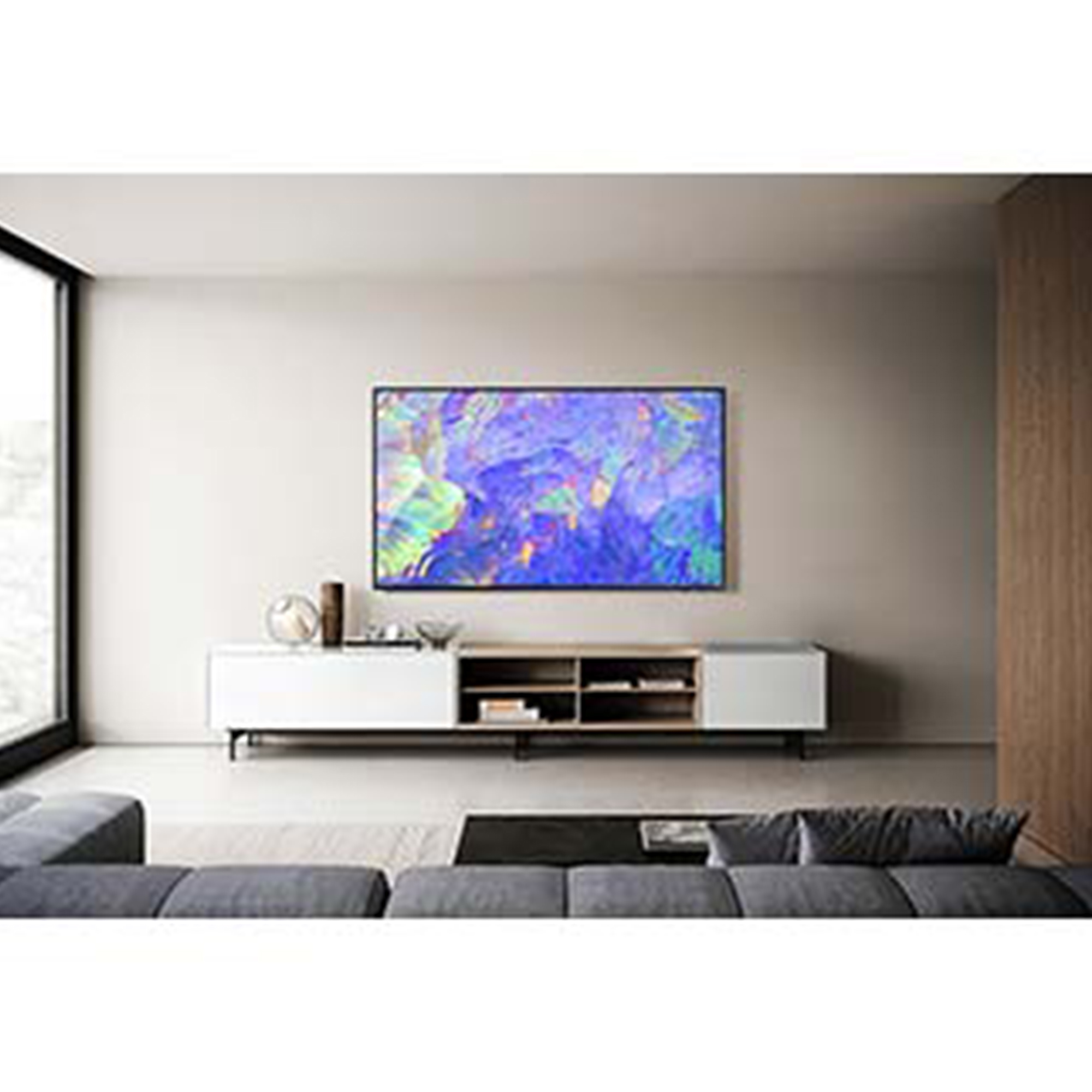TV LED 55" - Samsung TU55CU8500KXXC, UHD 4K, Crystal Processor 4K, Smart TV, DVB-T2 (H.265), Calibración TV incluida, Titan Gray