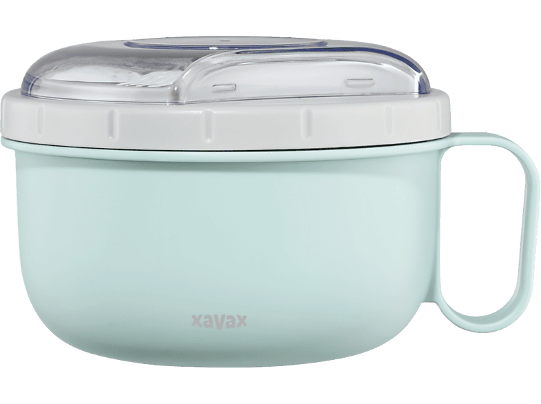 XAVAX 1.1 l - Lunchbox (Pastellblau/Grau)