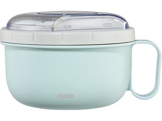 XAVAX 1,1 l - Lunchbox (Bleu pastel/Gris pastel)