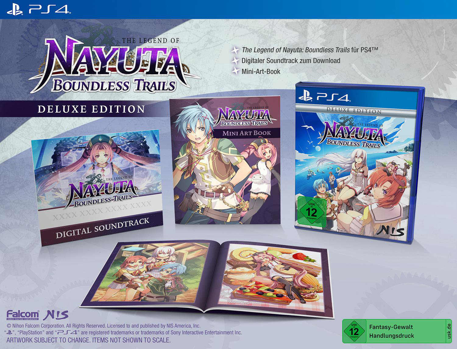 Deluxe Edition-Spiel-Set. Enthält Spielhülle, Mini-Artbook und digitale Soundtrack-Hülle.