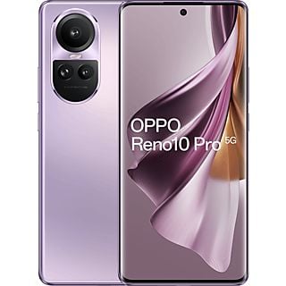 Móvil - OPPO Reno10 Pro 5G, Glossy Purple, 256 GB, 12 GB RAM, 6.7" AMOLED Full HD+, Qualcomm Snapdragon™ 778G, 4600 mAh, Android 13