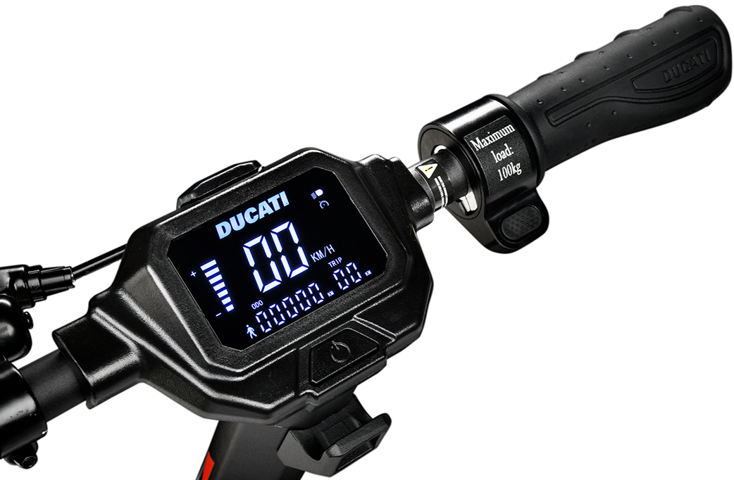 DUCATI Pro-II Evo Advanced Safety - E-Scooter (Schwarz)