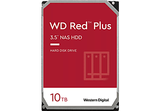 WESTERN DIGITAL WD Red Plus NAS - Disque dur (HDD, 10 TB, Rouge)