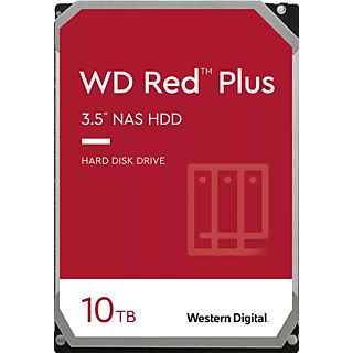 WESTERN DIGITAL WD Red Plus NAS - Disque dur (HDD, 10 To, rouge)