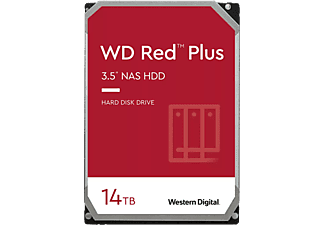 WESTERN DIGITAL WD Red Plus NAS - Disque dur (HDD, 14 TB, Rouge)
