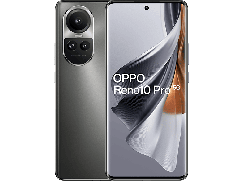 Móvil  OPPO Reno10 Pro 5G, Silvery Grey, 256 GB, 12 GB RAM, 6.7