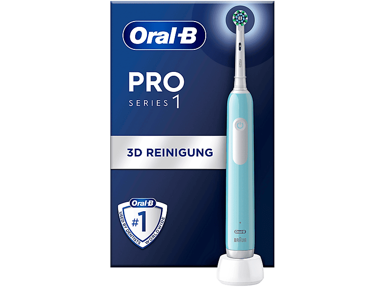 Oral-B Pro 1 Cross Action Elektrische Zahnbürste Caribbean Blue