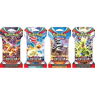 POKEMON (UE) Pokémon TCG - Scarlet & Violet - Obsidian Flames Booster Blister Pack (1 Random Booster)