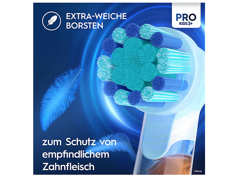 Oral-B Pro 103 Kids Frozen, Elektrische Kinderzahnbürste ab 3 Jahren, mit Reiseetui Blau — Foto 5 von 5
