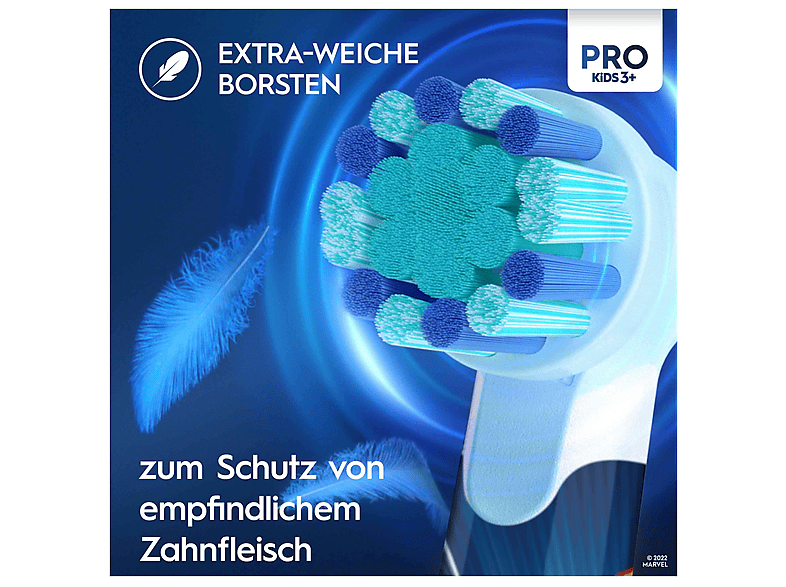 Oral-B Vitality Pro 103 Kids Spiderman, Elektrische Kinderzahnbürste ab 3 Jahren Blau — Foto 5 von 5