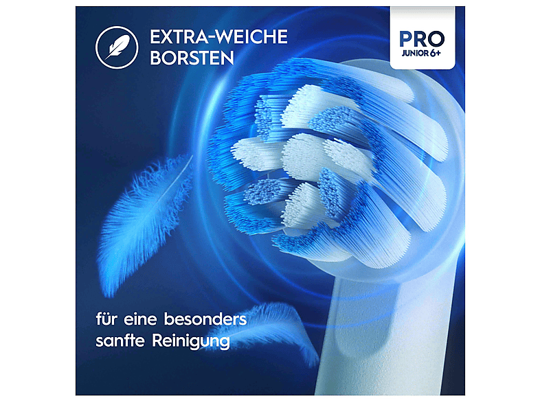 Oral-B Junior Base Elektrische Zahnbürste, für Kinder ab 6 Jahren Grün — Foto 4 von 5