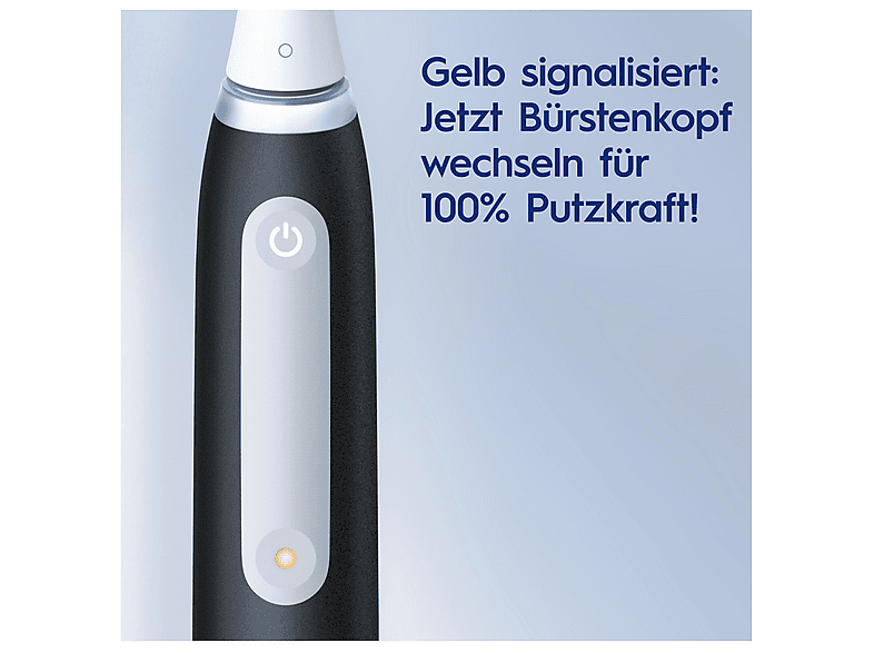 Oral-B iO Series 3n Duopack Elektrische Zahnbürste inkl. Reiseetui Matt Black/Blush Pink — Foto 4 von 5