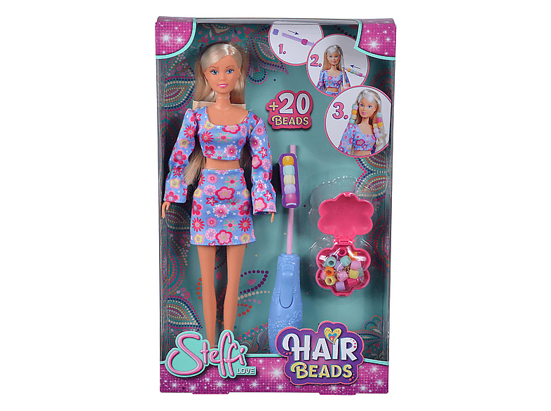 SIMBA TOYS Steffi Love Hair Beads Spielzeugpuppe Mehrfarbig