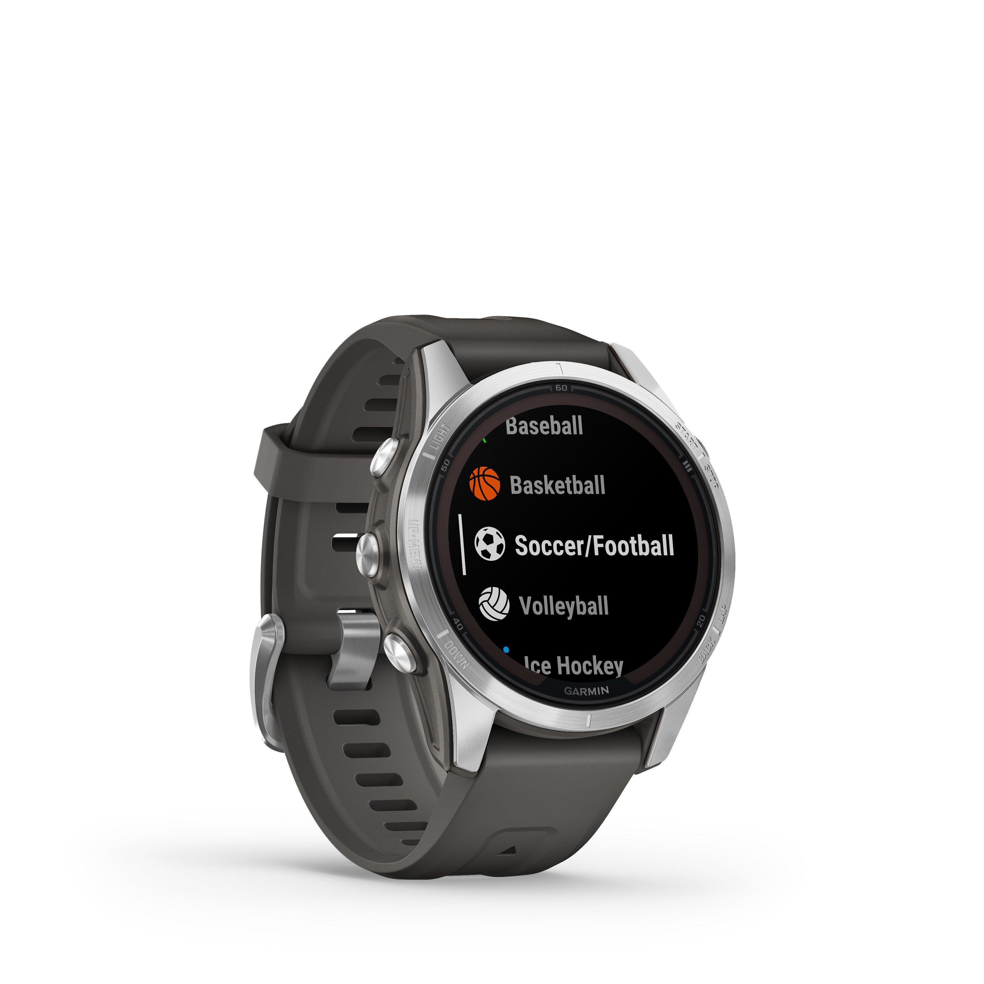 Smartwatch GPS GARMIN 010-02776-01 fenix 7S Pro Solar Srebrno-grafitowy