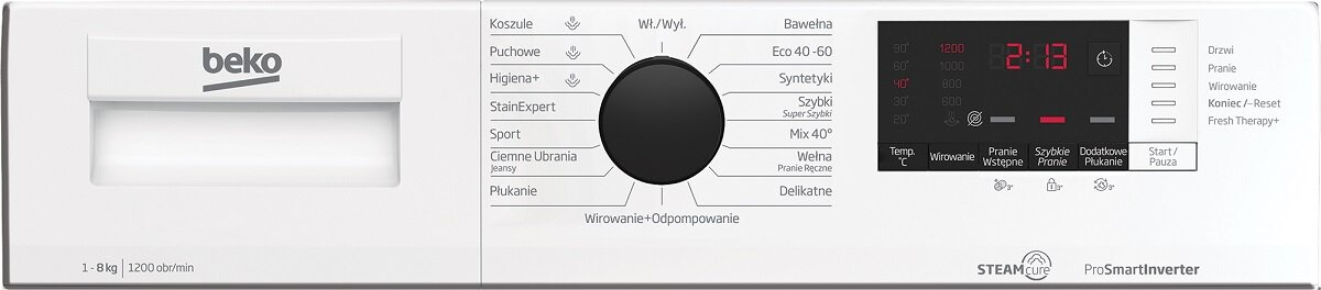 Pralka BEKO WUE8622WBPSE