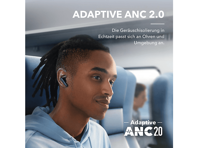 Thumbnail - SOUNDCORE BY ANKER Liberty 4 NC True Wireless, In-ear Kopfhörer Bluetooth Navy Blue