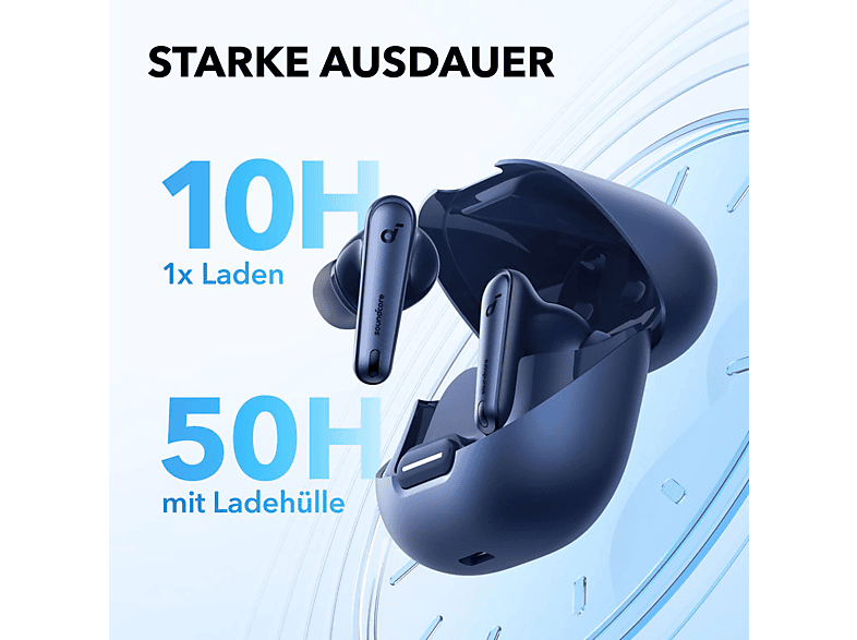 Thumbnail - SOUNDCORE BY ANKER Liberty 4 NC True Wireless, In-ear Kopfhörer Bluetooth Navy Blue