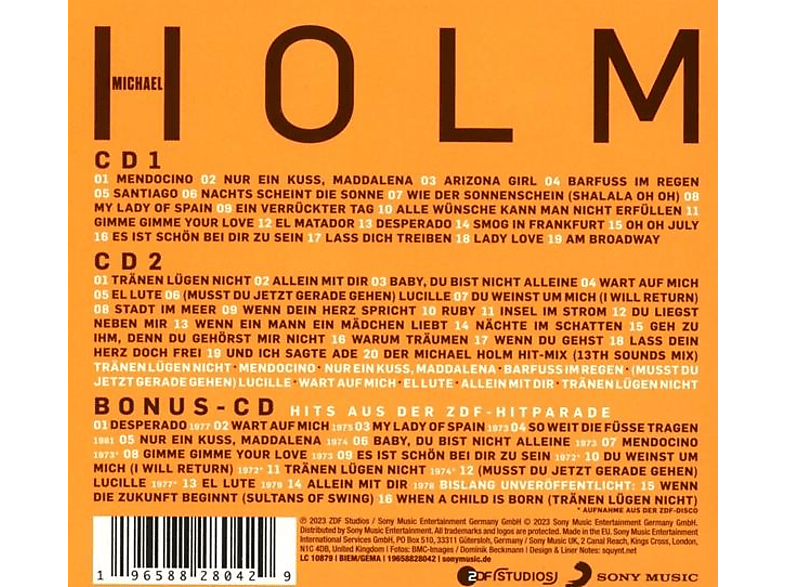 Thumbnail - Michael Holm - Das Original (CD)