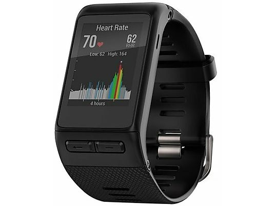 Smartwatch GARMIN Vivoactive HR Czarny (pasek w normalnym rozmiarze)