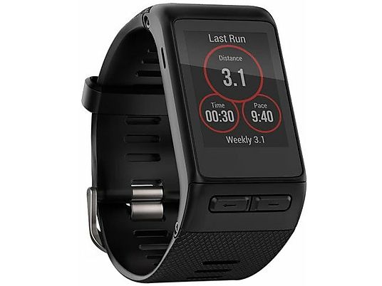 Smartwatch GARMIN Vivoactive HR Czarny (pasek w normalnym rozmiarze)