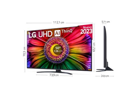 TV OLED 48  LG OLED48C35LA, OLED 4K, Inteligente α9 4K Gen6, Smart TV,  DVB-T2 (H.265), Negro