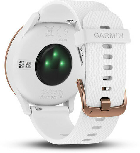 Smartwatch GARMIN Vivomove HR Sport Różowe złoto (biały pasek silikonowy) (S/M)