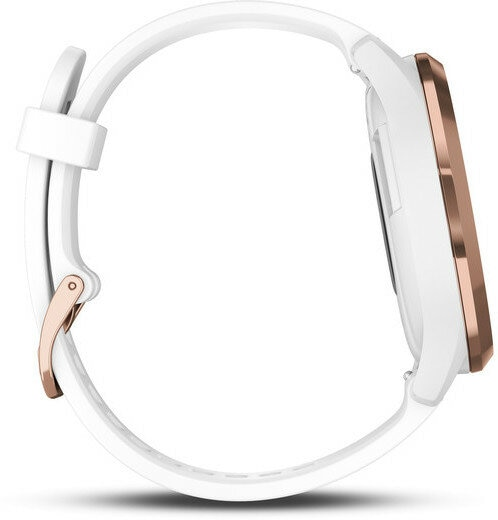 Smartwatch GARMIN Vivomove HR Sport Różowe złoto (biały pasek silikonowy) (S/M)
