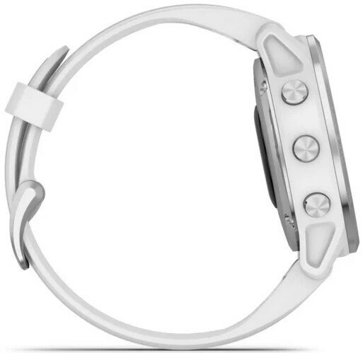 Zegarek sportowy z GPS GARMIN Fenix 6S 42mm Biały z białym paskiem 010-02159-00