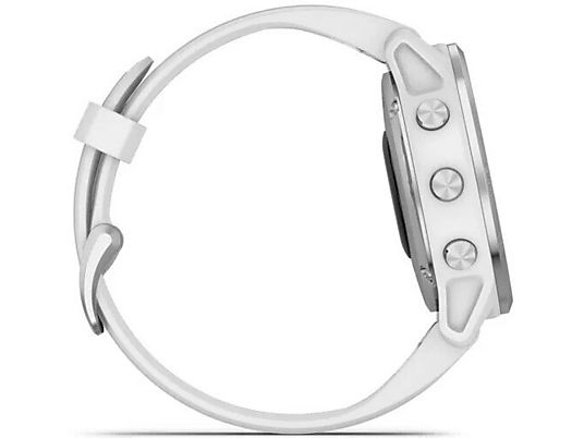 Zegarek sportowy z GPS GARMIN Fenix 6S 42mm Biały z białym paskiem 010-02159-00