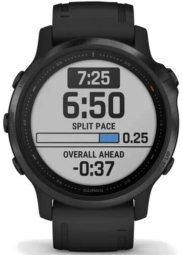 Zegarek sportowy z GPS GARMIN Fenix 6S Pro 42mm Czarny z czarnym paskiem 010-02159-14