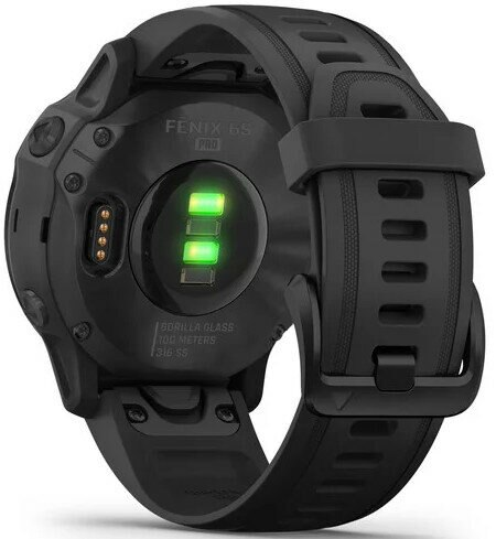 Zegarek sportowy z GPS GARMIN Fenix 6S Pro 42mm Czarny z czarnym paskiem 010-02159-14