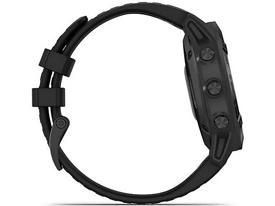 Zegarek sportowy z GPS GARMIN Fenix 6 Pro 47mm Czarny z czarnym paskiem 010-02158-02