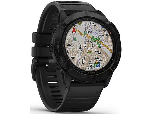 Zegarek sportowy z GPS GARMIN Fenix 6X Pro 51mm Czarny z czarnym paskiem 010-02157-01