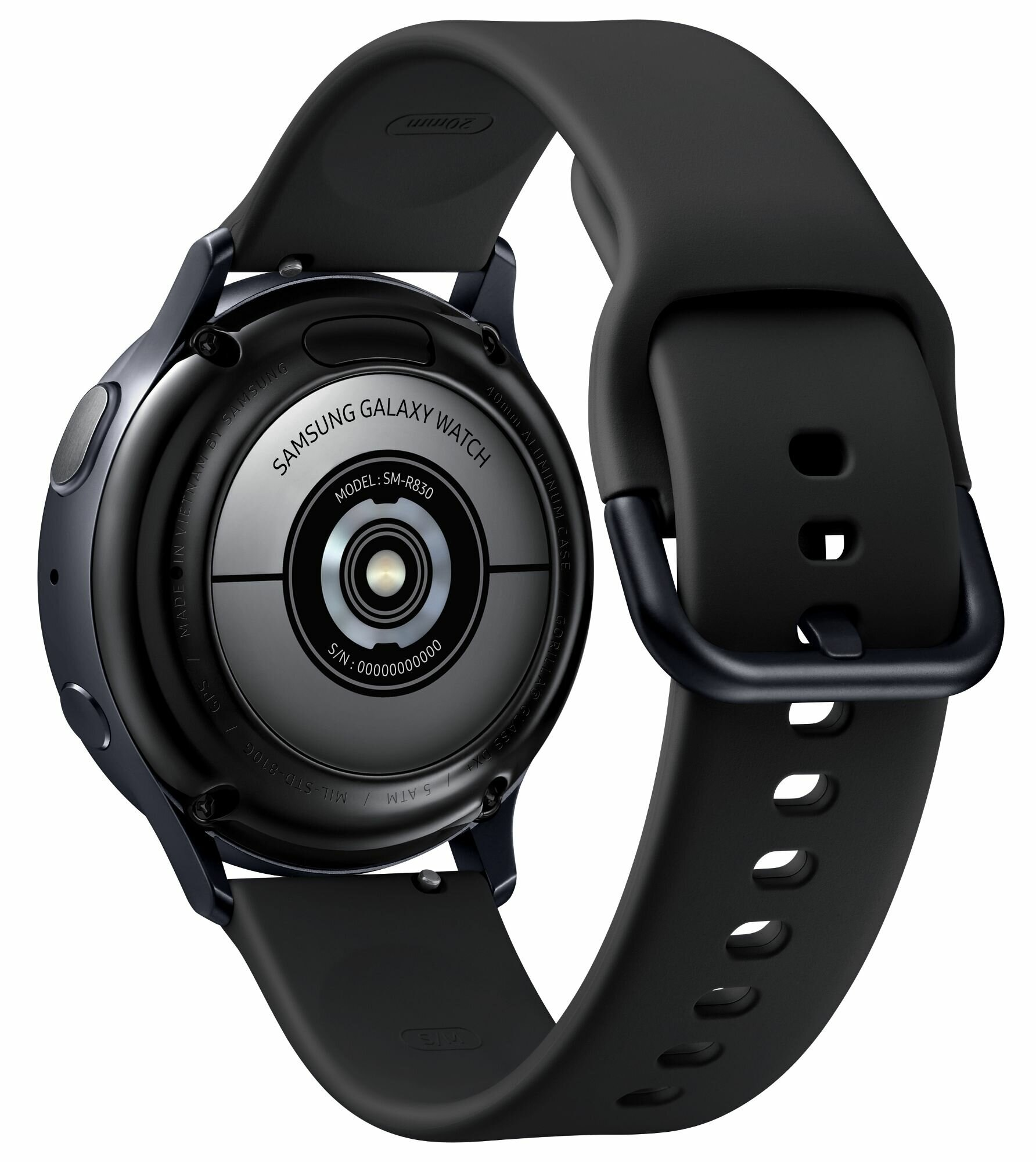 SmartWatch SAMSUNG Galaxy Watch Active2 Aluminium 40mm Czarny SM-R830NZKAXEO