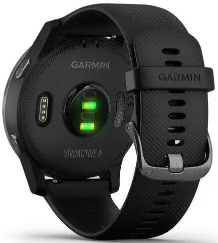 Smartwatch GARMIN Vivoactive 4 45 mm Czarny z popielatym paskiem 010-02174-13