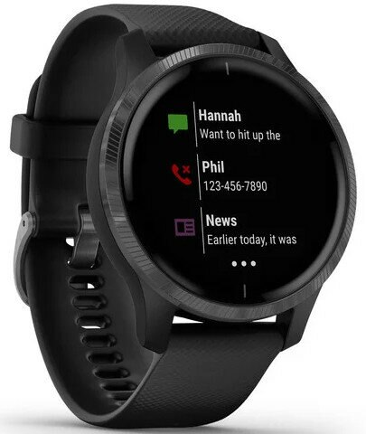 Smartwatch GARMIN Venu Czarny z szarymi detalami 010-02173-13