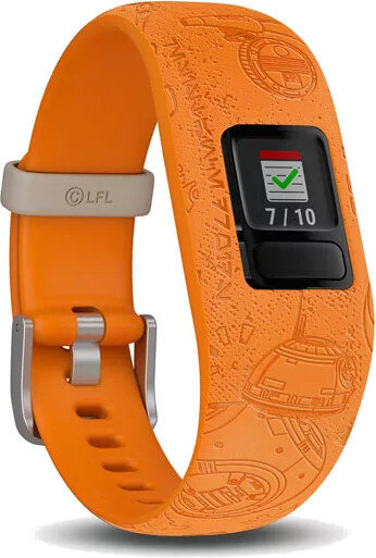 Opaska GARMIN Vivofit jr. 2 Jasna Strona (regulowany pasek) Pomarańczowy 010-01909-1A