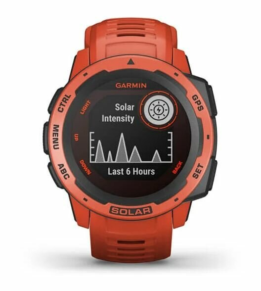 Zegarek GPS GARMIN Instinct Solar Ognistoczerwony 010-02293-20
