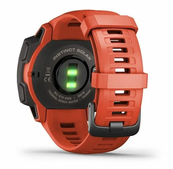 Zegarek GPS GARMIN Instinct Solar Ognistoczerwony 010-02293-20