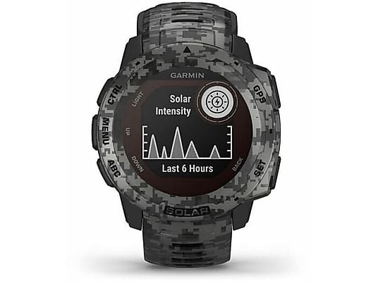 Zegarek GPS GARMIN Instinct Solar - Camo Edition Grafitowy moro 010-02293-05