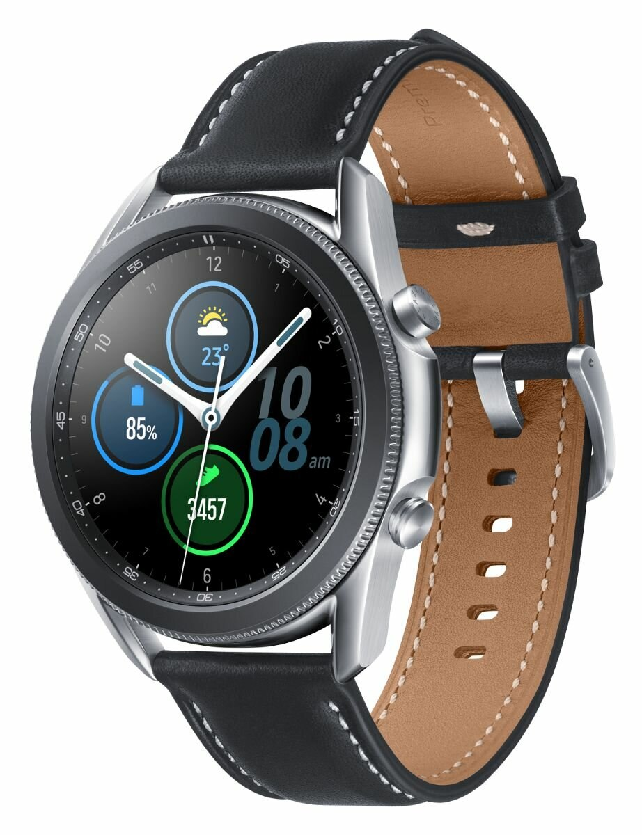 SmartWatch SAMSUNG Galaxy Watch3 45 mm Srebrny SM-R840NZSAEUE