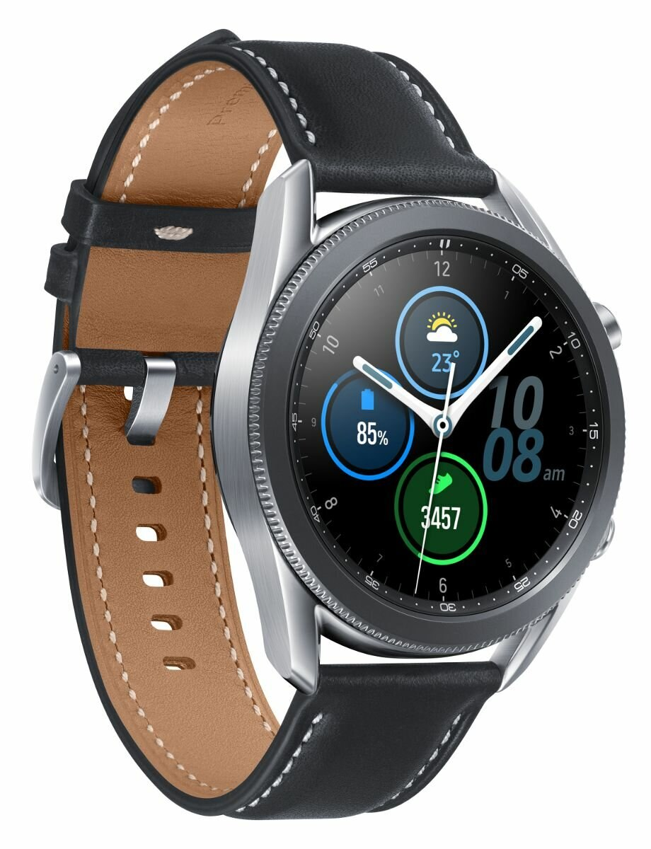 SmartWatch SAMSUNG Galaxy Watch3 45 mm Srebrny SM-R840NZSAEUE