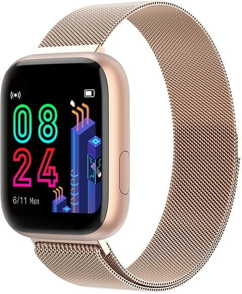 SmartWatch GARETT Women Selena M Złoty stalowy